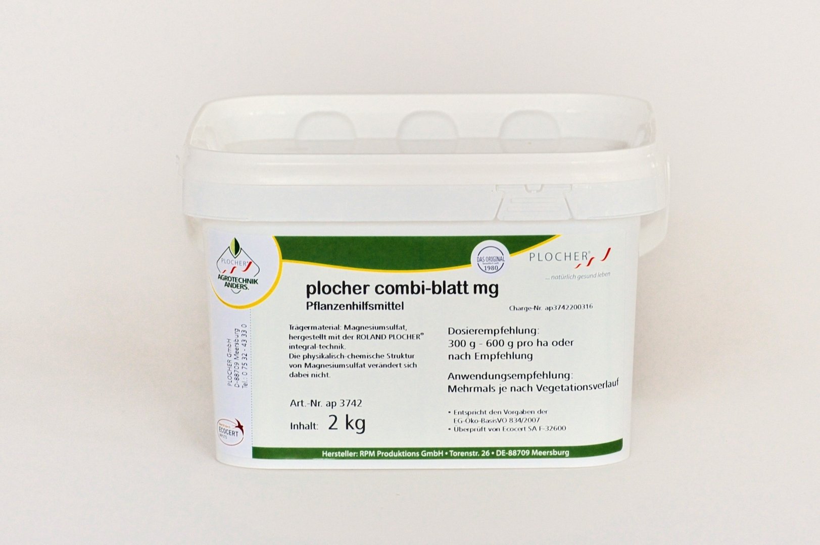 plocher combi-blatt mg 2 kg
